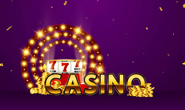 Casino Línea Smartphone Teléfono Móvil Máquina Tragaperras Fichas Casino Que — Archivo Imágenes Vectoriales