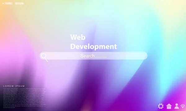 Resumen Pastel Rainbow Gradient Background Concepto Ecológico Para Web Diseño — Archivo Imágenes Vectoriales