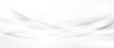 Dinamik ve soyut gri arkaplan posteri. teknoloji ağı Vektör illüstrasyonu.