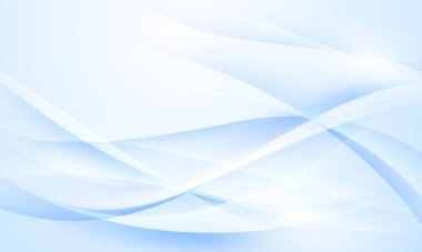 Mavi dalgalar soyut arkaplan, modern tasarım, vektör illüstrasyonu