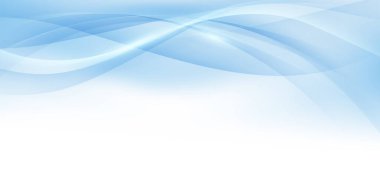 Mavi dalgalar soyut arkaplan, modern tasarım, vektör illüstrasyonu