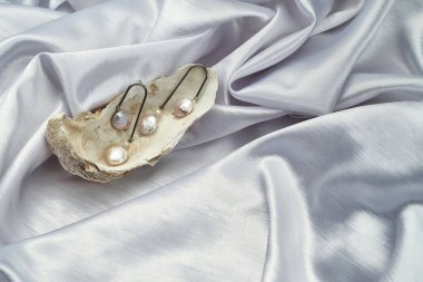 Sterling silver dangle earrings pair with pearls