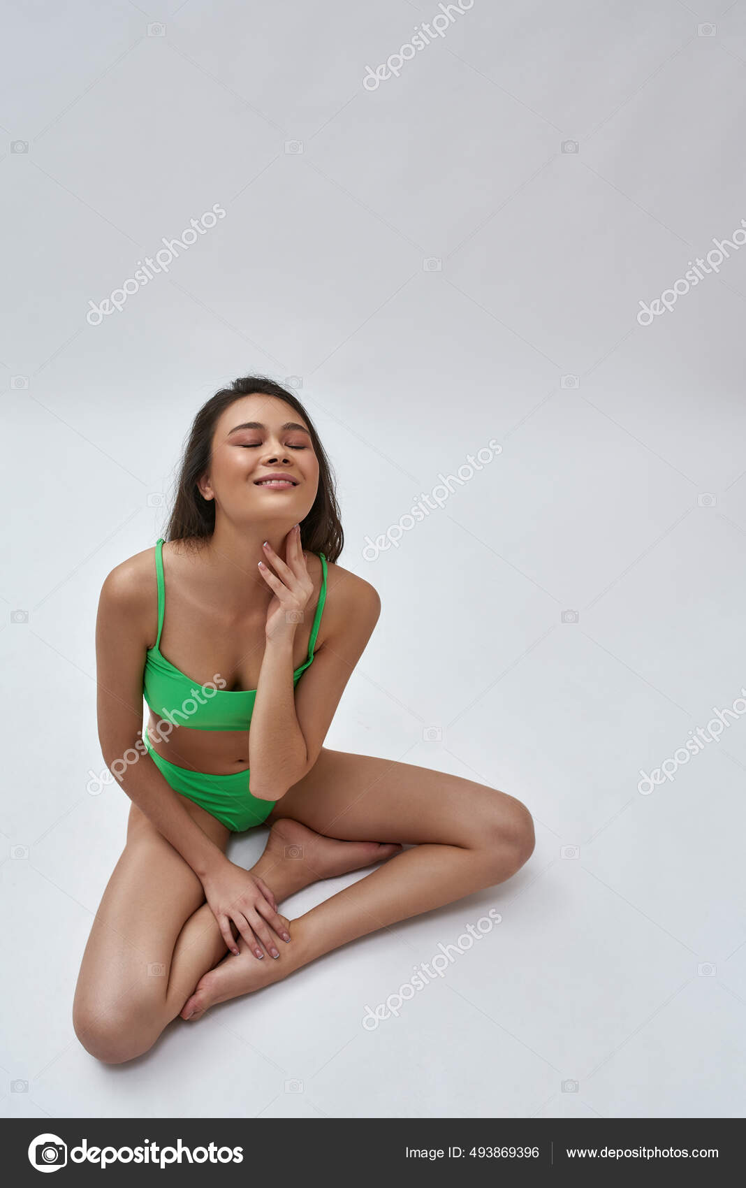 Young Girl with Beautiful Legs Stock Photo - Image of legs, eyes