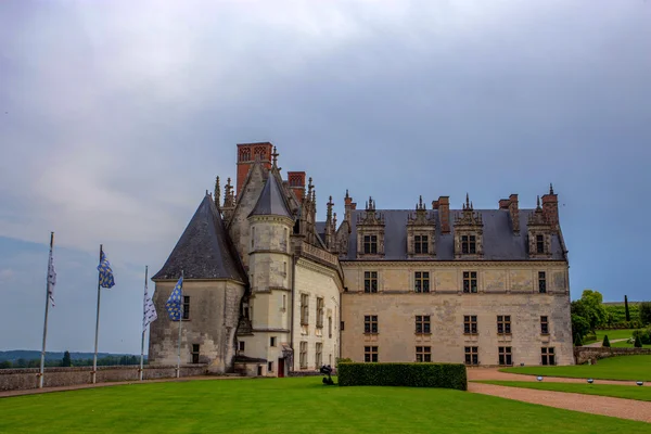 Uitzicht op het kasteel van Amboise — Stockfoto