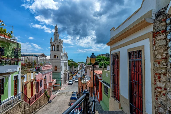 Vue sur les rues de Santo Domingo — Photo