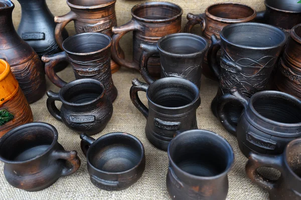 Keramik braun handgemachte Keramik — Stockfoto