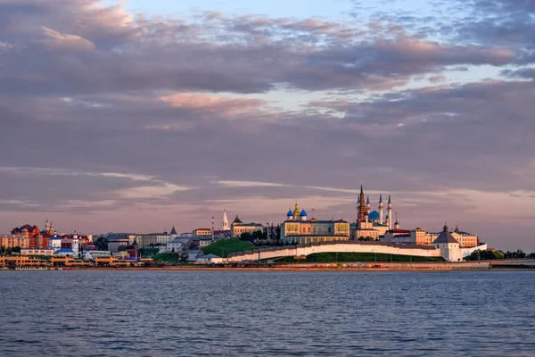 Живописный вид на Казанский Кремль Лицензионные Стоковые Изображения