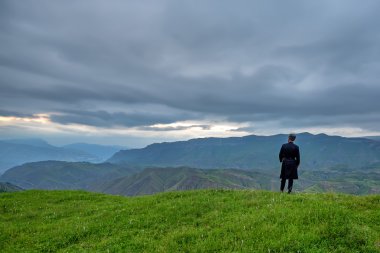 Dağıstan dağlarında yerel sakini
