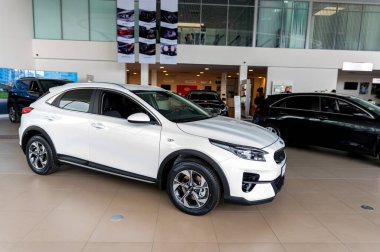 ROSTOV-ON-DON, RUSSIA - CRCA HAZİRAN 2020: Kia XCeed, yeni popüler model