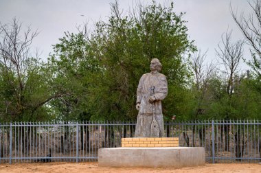 KALMYKIA, RUSSIA - CRCA HAZİRAN 2020: Jangarchi Eelian Ovla