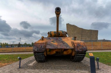 SAMBEK, Rusya - CIRCA ECTOBER 2020: Panter Orta Tankı