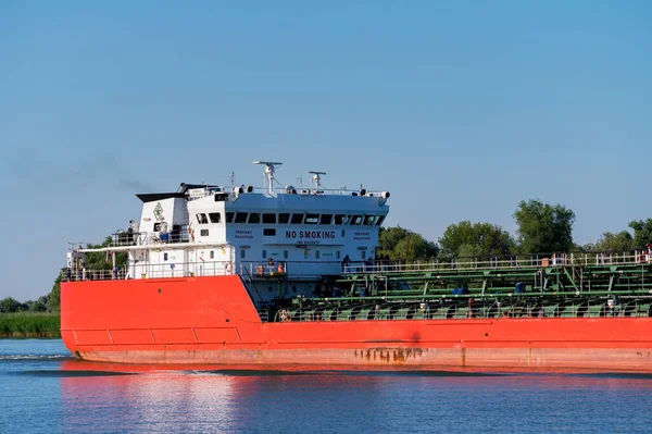 ROSTOV-ON-DON, RUSSIA - CIRCA JUNE 2020: tanker General Azi Aslanov Royalty Free Stock Images