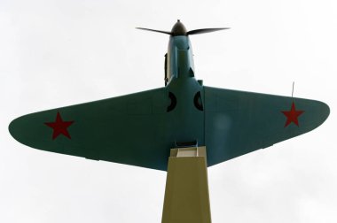 SAMBEK, Rusya - CIRCA ECTOBER 2020: Yak-1-B savaş uçağı