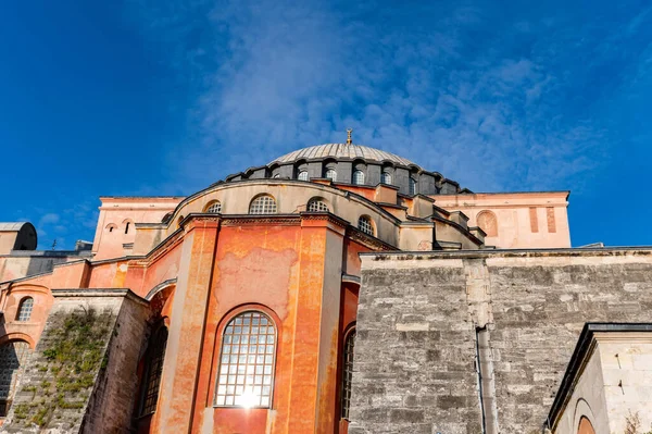 Close up de Hagia Sophia Grande Mesquita exterior — Fotografia de Stock