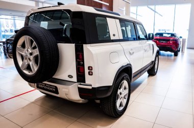 ROSTOV-ON-DON, RUSSIA - 7 ARALIK 2020: Land Rover Defender, yeni popüler model