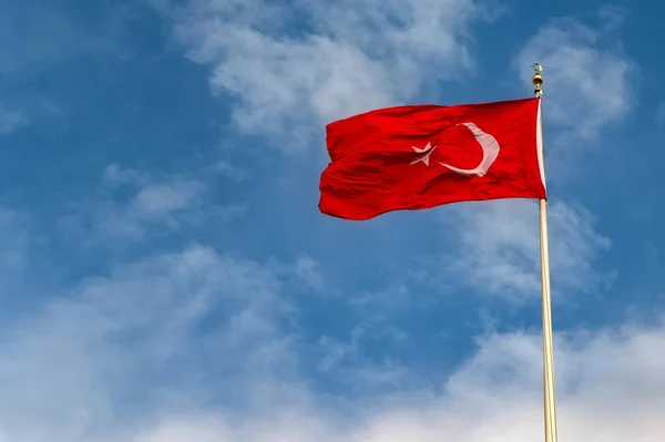 Bendera Turki, secara resmi bendera Turki atau Turki bayragi — Stok Foto