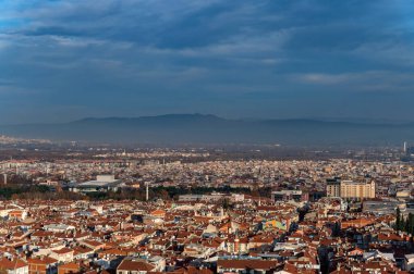 BURSA, TURKEY - 10 ARALIK 2020: Bursa 'nın güzel manzarası