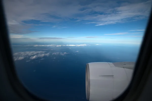 Paysage aérien vu de l'avion — Photo