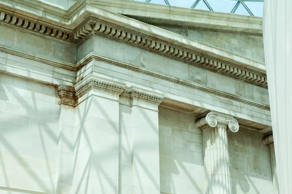 Architectural details in British Museum, London — Stock Photo, Image