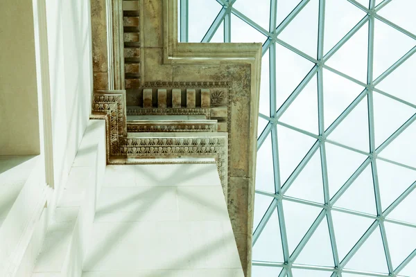 Arkitektoniska detaljer i British Museum, London — Stockfoto