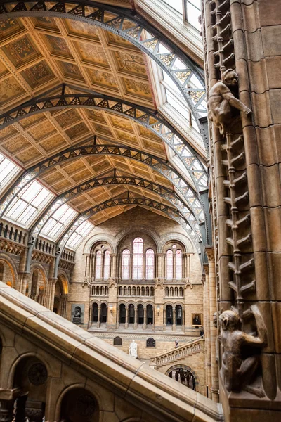 Musée d'histoire naturelle de Londres - bâtiment et détails — Photo