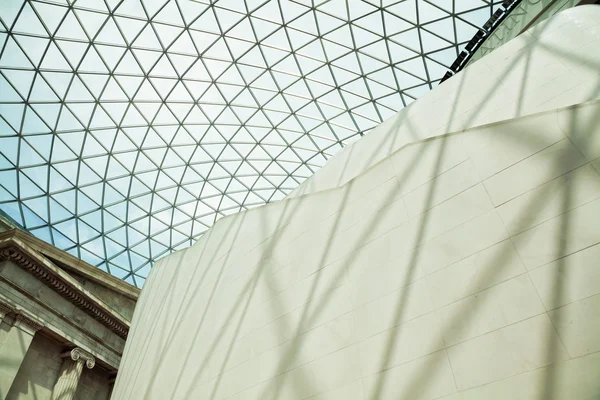 2015 Λονδίνο Βρετανικό Μουσείο Προβολή Και Λεπτομερειών Φακός Fisheye Επιδράσεις — Φωτογραφία Αρχείου