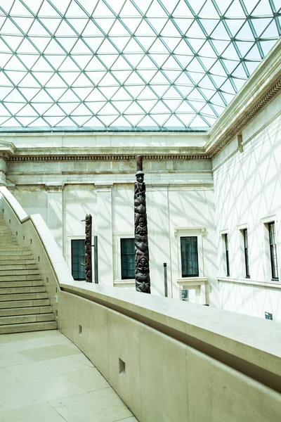 29. 07. 2015, Λονδίνο - Βρετανικό Μουσείο προβολή και λεπτομερειών. Φακός fisheye επιδράσεις — Φωτογραφία Αρχείου