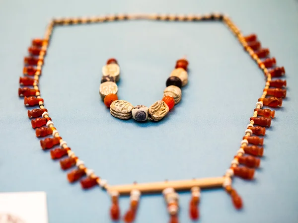 29. 07. 2015, LONDON, UK, BRITISH MUSEUM - Egyptian jewellery (1250-1150 BC) — 图库照片