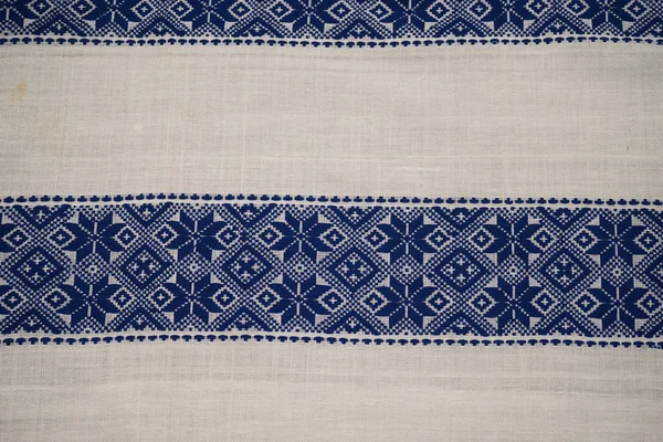 Rumänska traditionella blus - texturer och traditionella motiv, vintage texturer — Stockfoto