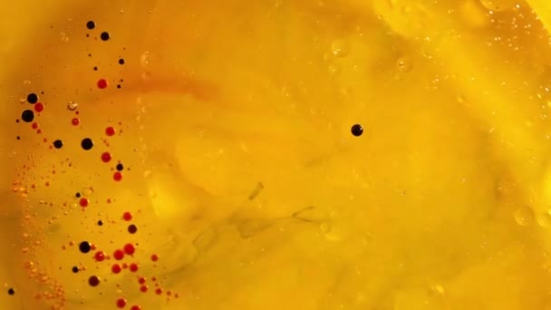 Mélange d'huile, d'eau et d'encre pour un beau résumé 