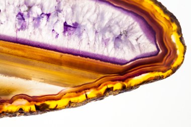 Akik-güzel, renkli dilimleri ve doku