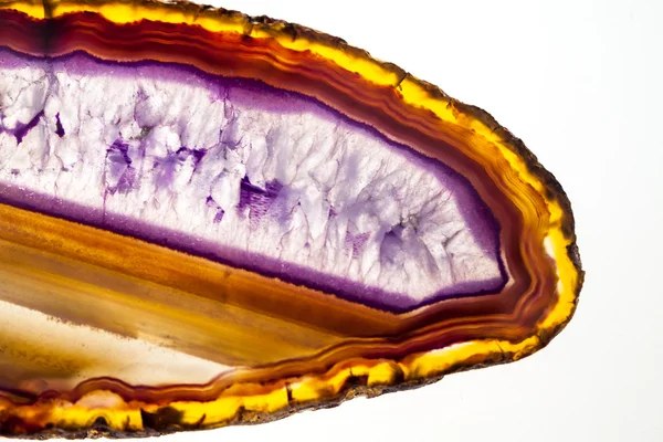 Agate- beautiful, colorful slices and texture — Stock Photo, Image