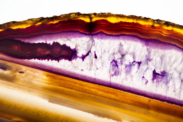 Agate- beautiful, colorful slices and texture — Stock Photo, Image