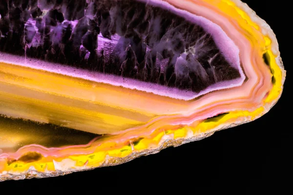 Agate- красивые, красочные ломтики и текстура — стоковое фото