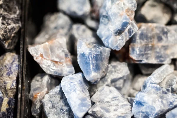 Hermosos cristales, minerales y piedras - colores y texturas — Foto de Stock