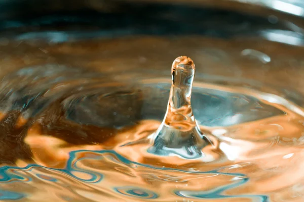 Küçük bokeh ışık, su ve su doku soyut, renkli kompozisyonu — Stok fotoğraf