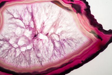 Akik-güzel, renkli dilimleri ve doku