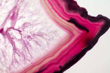 Akik-güzel, renkli dilimleri ve doku