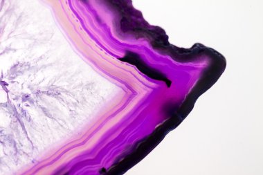 Akik-güzel, renkli dilimleri ve doku