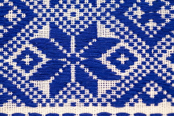 Rumänska traditionella blus - texturer och traditionella motiv, vintage texturer — Stockfoto