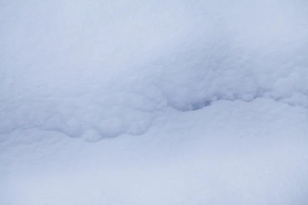 Formas e detalhes abstratos da neve — Fotografia de Stock