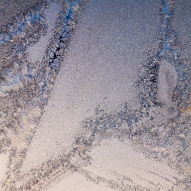 Buz çiçekleri camına - doku ve arka plan. Yüksek çözünürlük ve keskin, güzel ayrıntıları