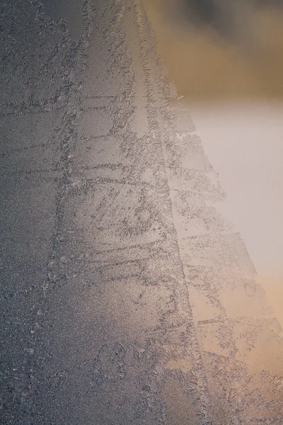 Eisblumen auf Glas - Textur und Hintergrund. hohe Auflösung und scharfe, schöne Details — Stockfoto