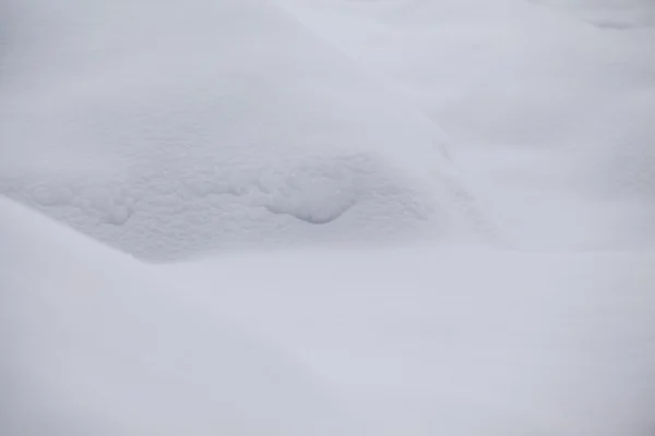 Formes et détails abstraits de neige — Photo