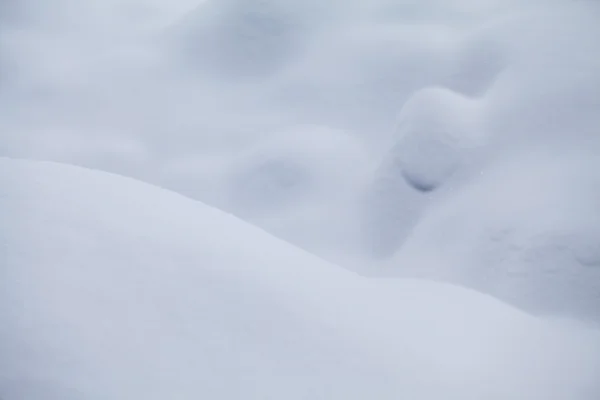 Formas e detalhes abstratos da neve — Fotografia de Stock