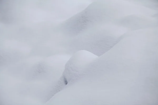 Formes et détails abstraits de neige — Photo