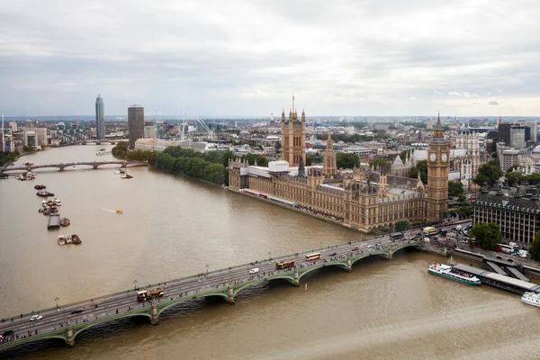 22.07.2015, LONDRES, Reino Unido. Vista panorámica de Londres desde London Eye —  Fotos de Stock