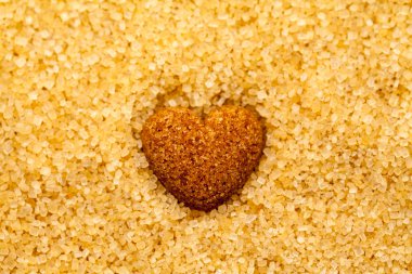 Şeker kamışı ve şeker kalp şeker kristalleri