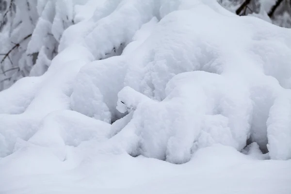 Formas abstractas de nieve - textura de nieve —  Fotos de Stock