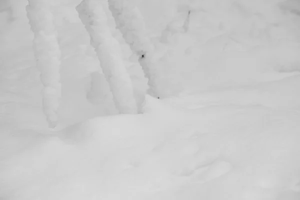 Абстрактные формы снега - текстура снега — стоковое фото